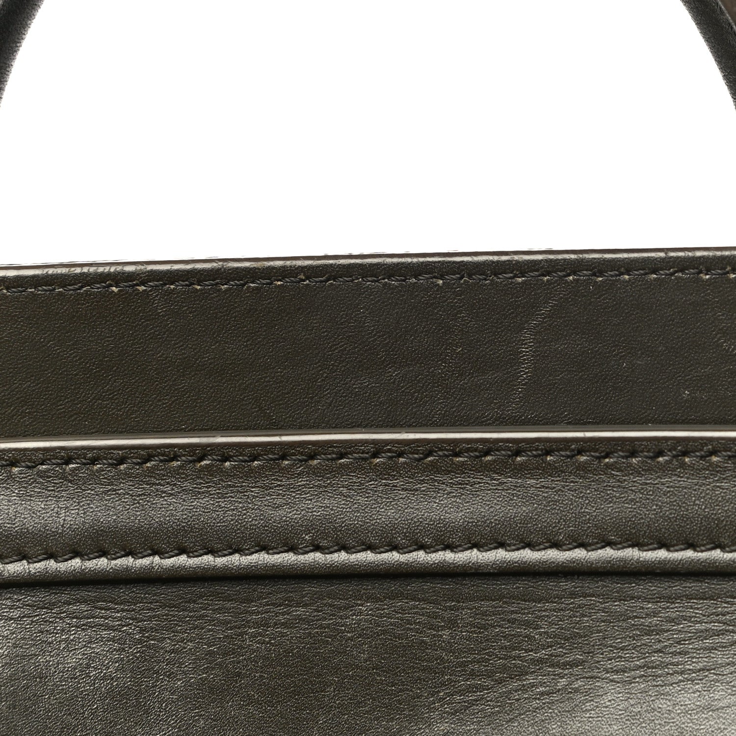 Celine Nubuck Smooth Calfskin Nano Tri-Color Luggage Chartreuse 12 of 20
