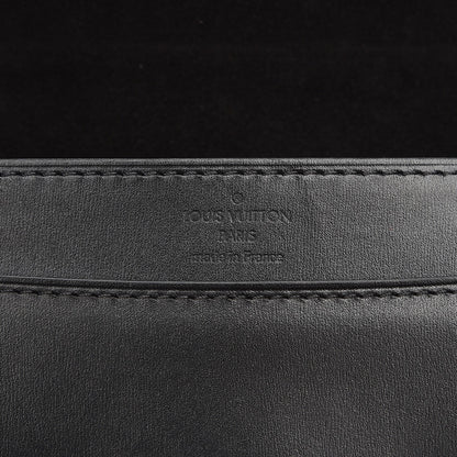 Louis Vuitton Calfskin Chain Louise GM Black 6 of 8