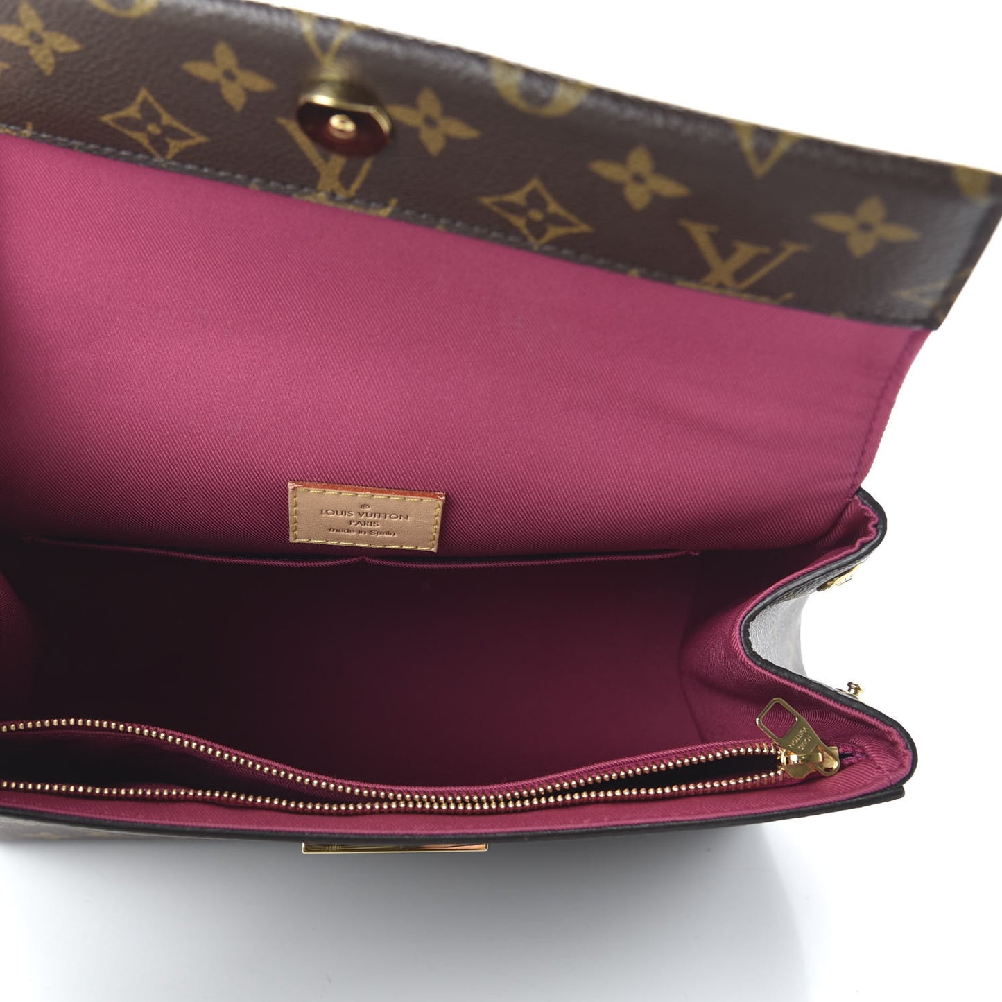 Monogram Cluny BB Bordeaux Fuchsia