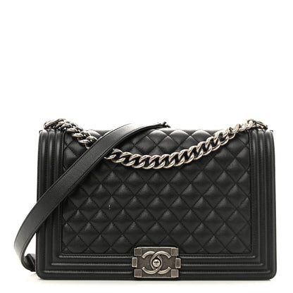 Chanel Caviar Quilted New Medium Boy Flap Black 1 of 14