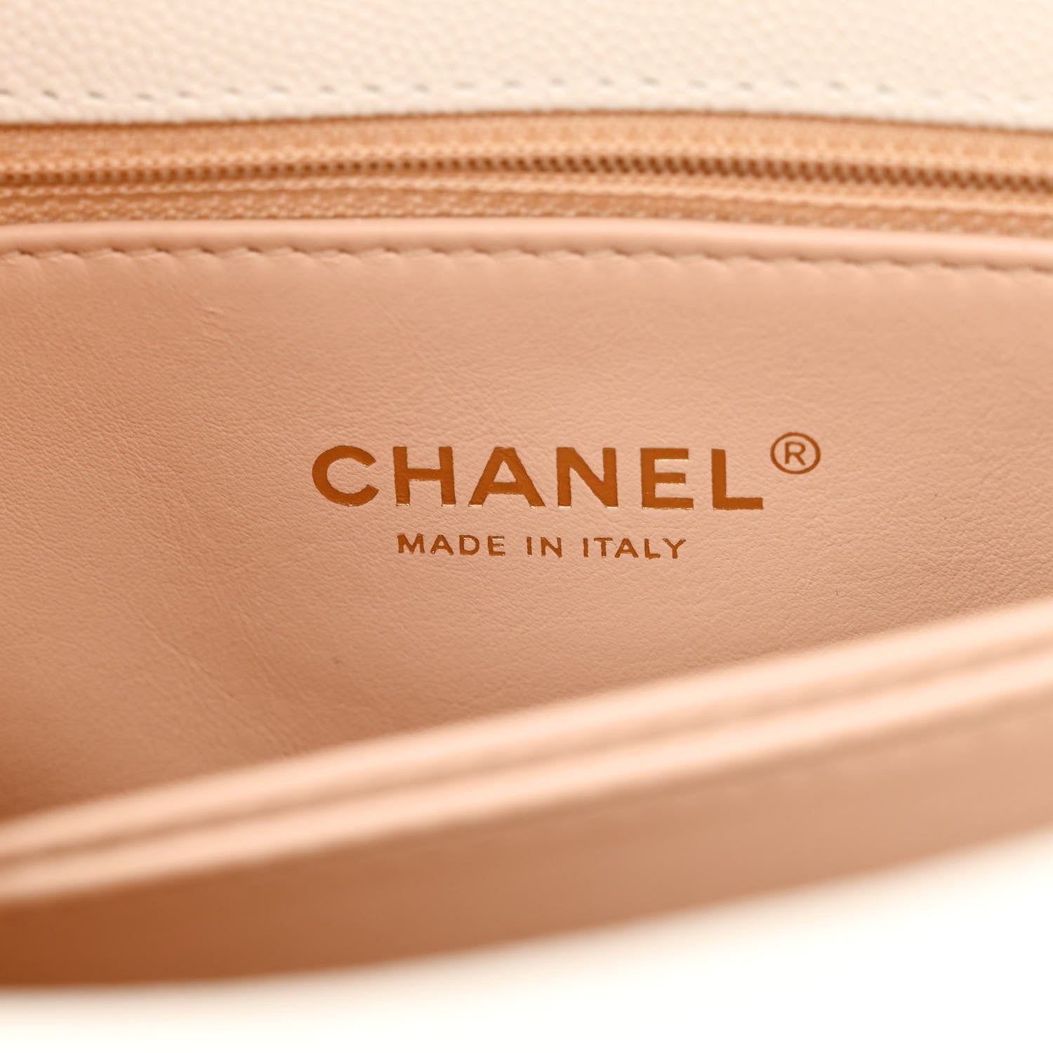 Chanel Caviar Quilted Mini Coco Chain Handle Flap White 6 of 11