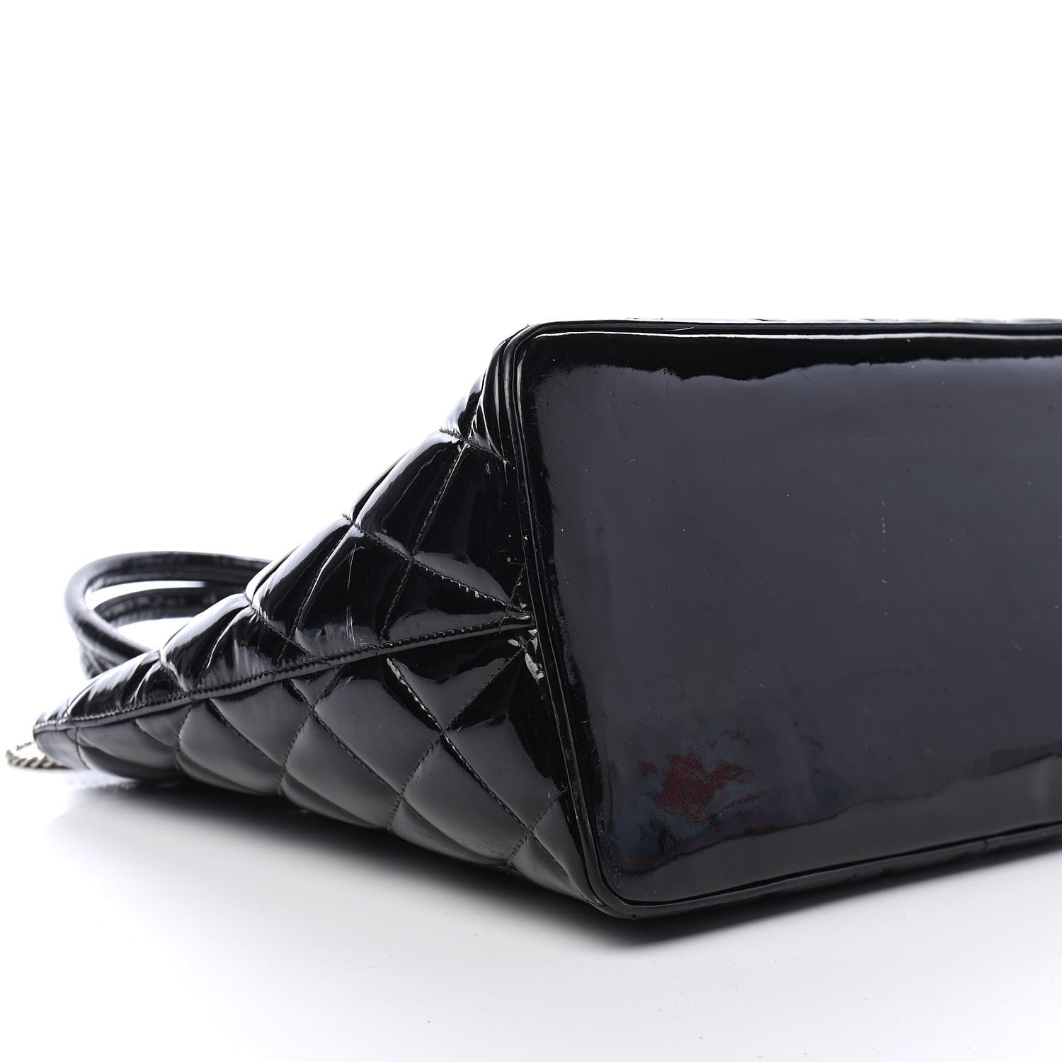 Chanel Patent Quilted Medallion Tote Black 8 of 11