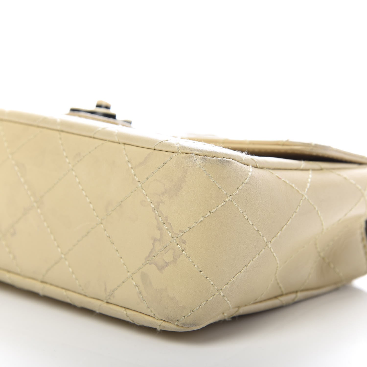 Chanel Lambskin Bekko Resin Small Single Flap Beige 7 of 11