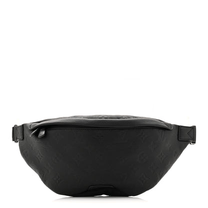 Louis Vuitton Calfskin Monogram Shadow Discovery Bumbag Black 1 of 9