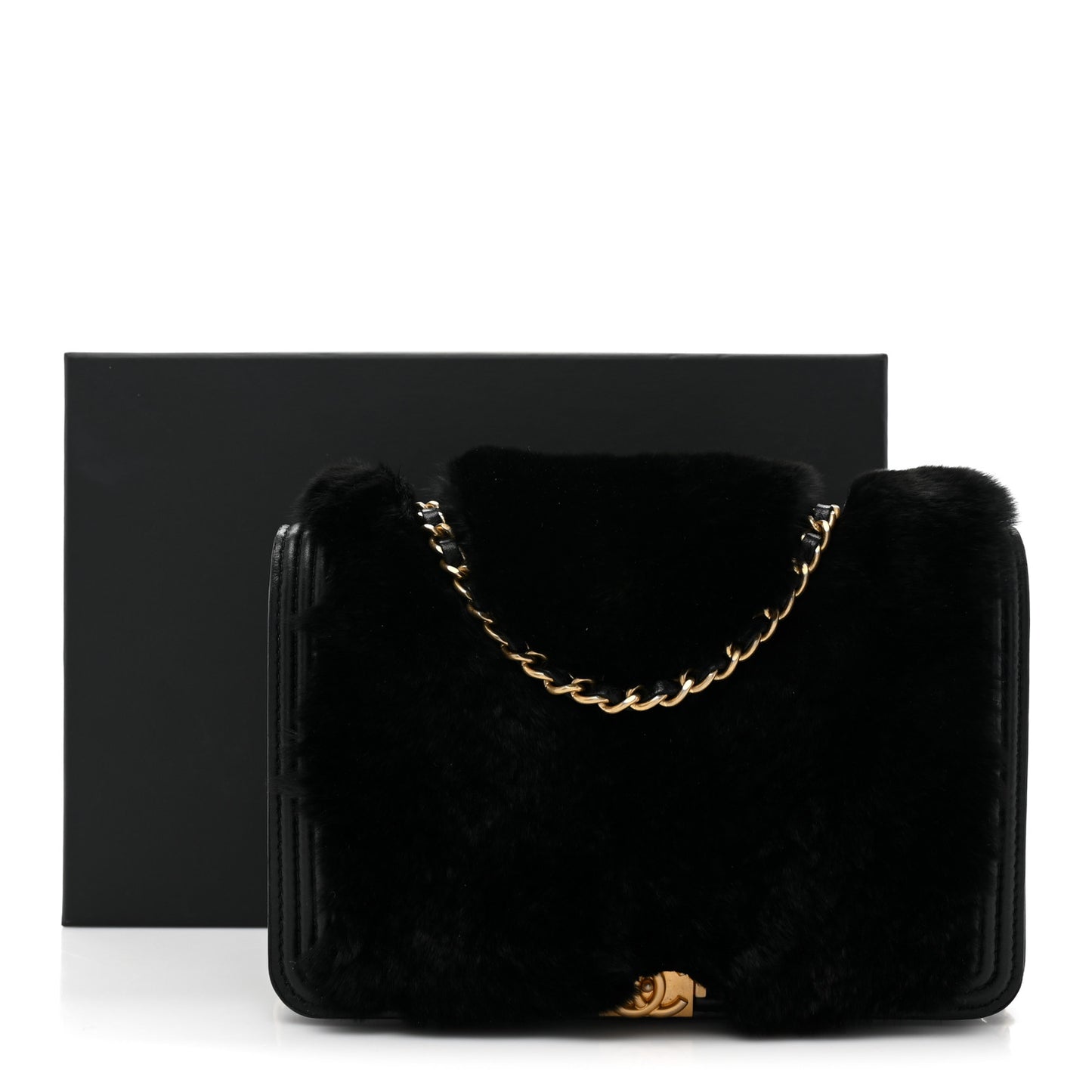 Orylag Lambskin Boy Wallet On Chain WOC Black