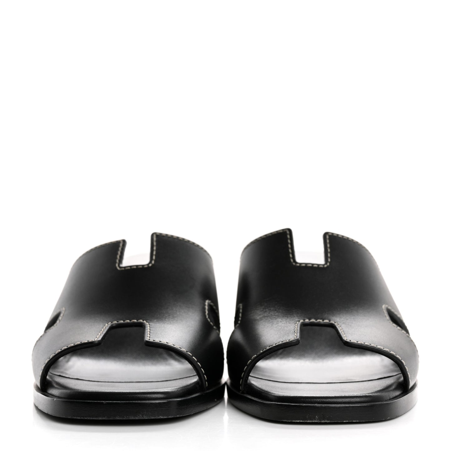 Calfskin Helia Sandals 36 Black