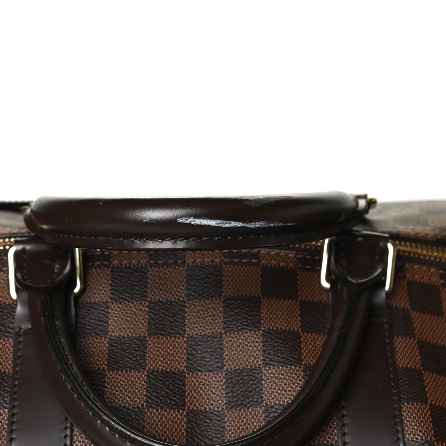 Louis Vuitton Damier Ebene Keepall Bandouliere 55 11 of 12