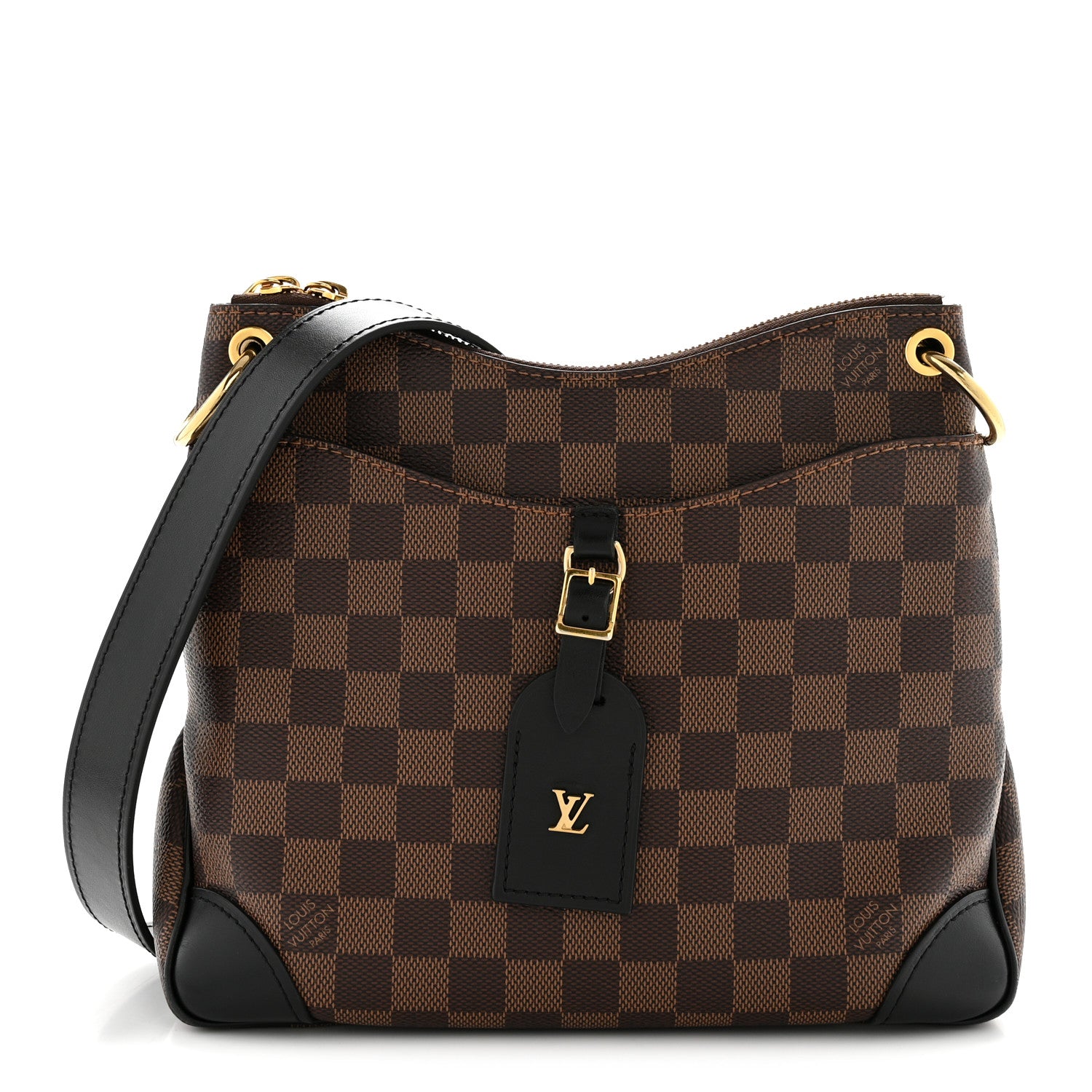 Louis Vuitton Damier Ebene Odeon PM Black 1 of 14