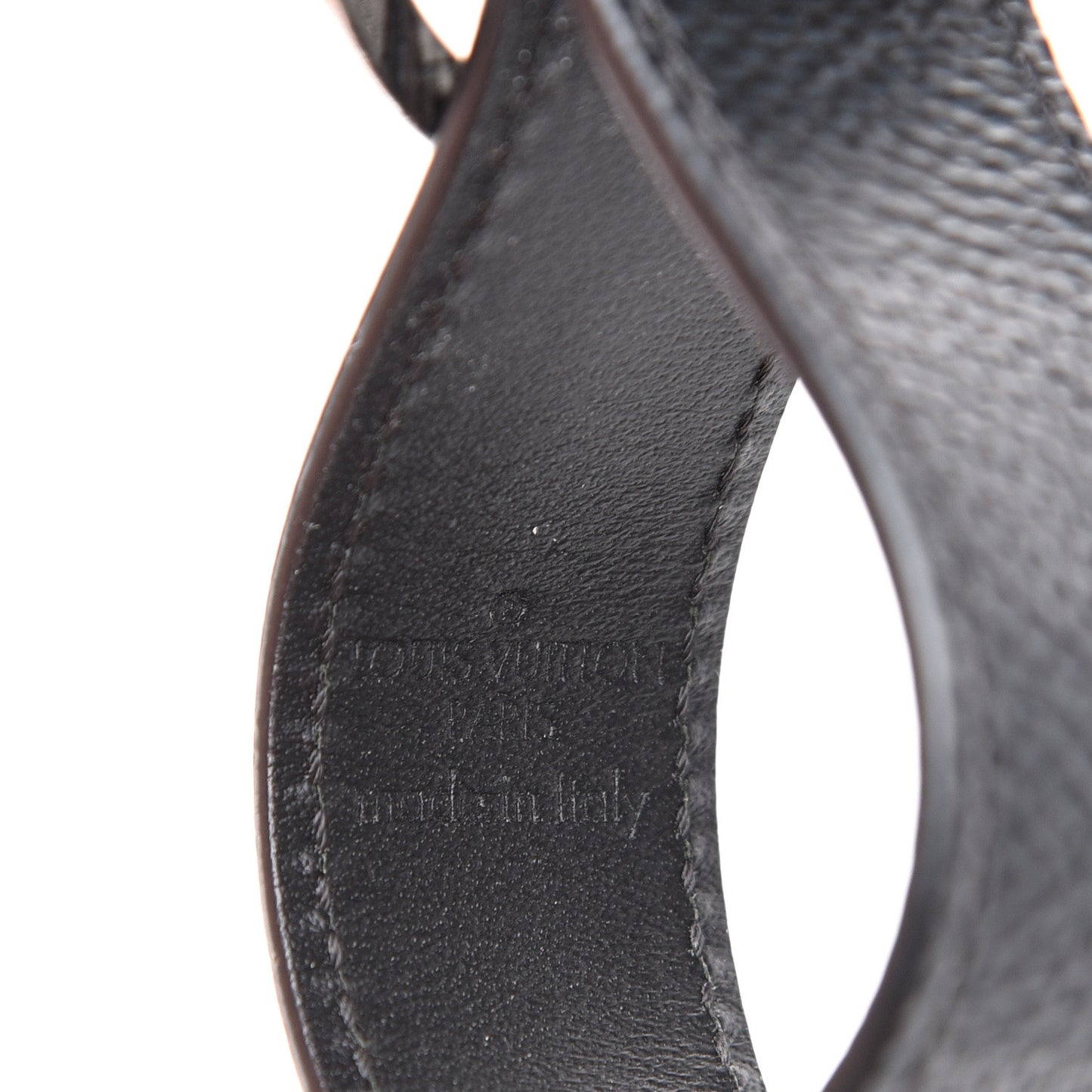 Damier Graphite LV Dragonne Key Holder