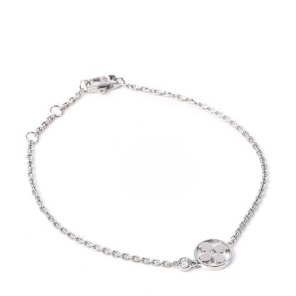 Louis Vuitton 18K White Gold Diamond Idylle Blossom Bracelet 1 of 5