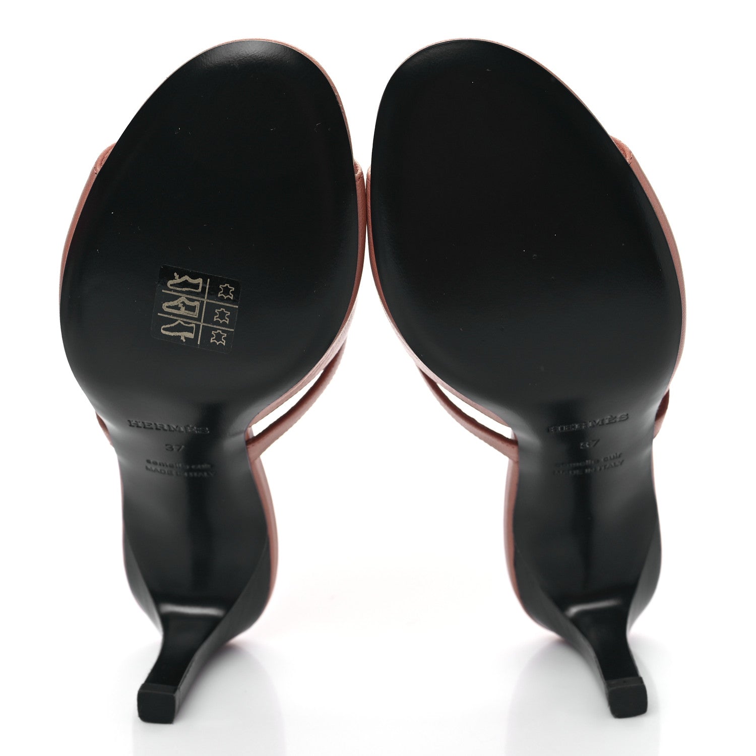 Hermes Goatskin Cute Sandals 37 6 of 9