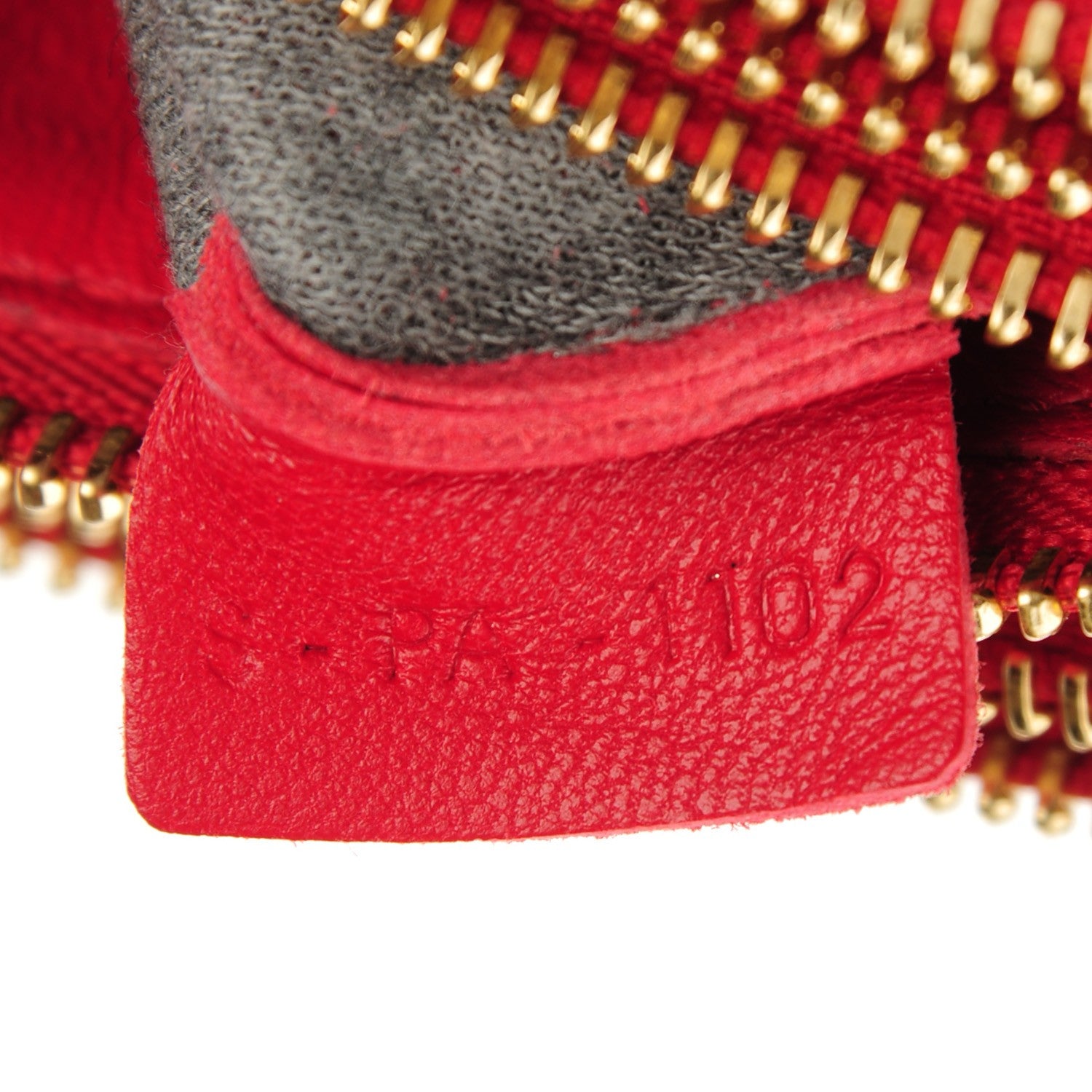 Celine Lambskin Small Trio Crossbody Bag Red 7 of 7