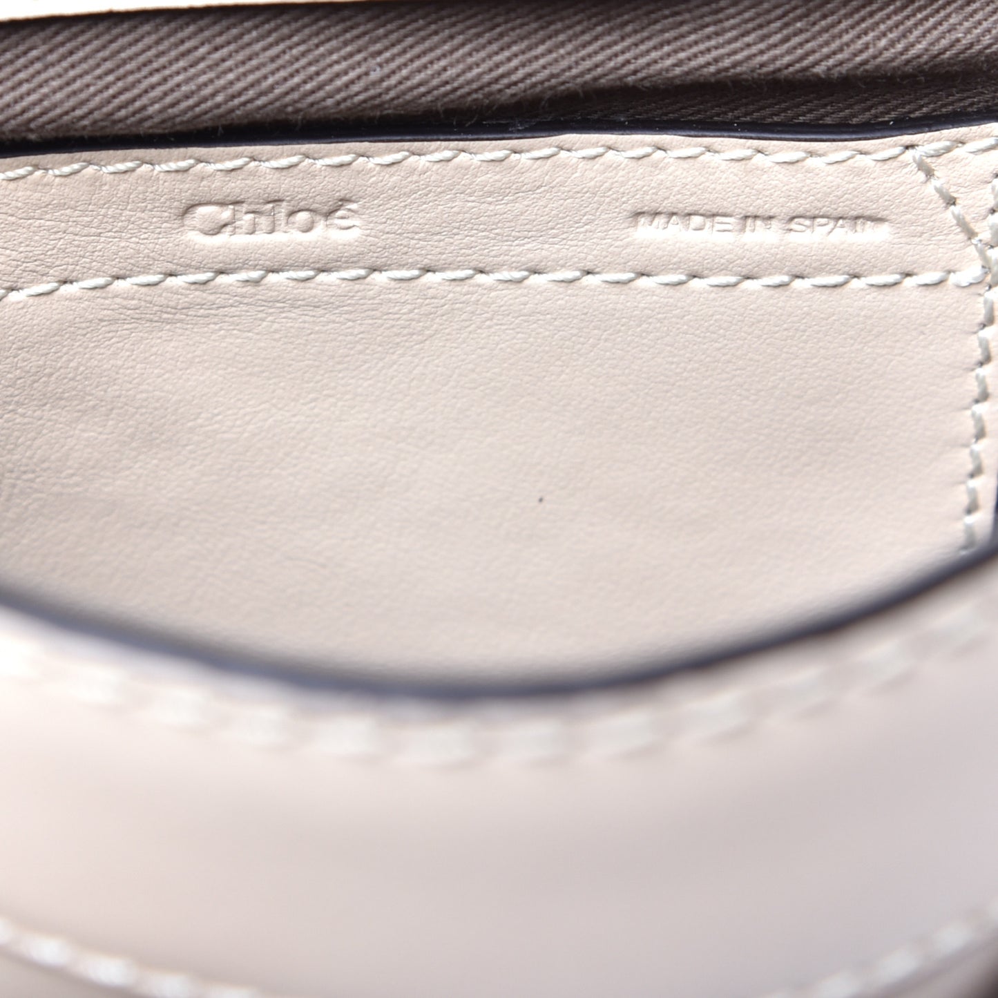 Shiny Calfskin Mini Marcie Round Crossbody Bag Blondie Beige