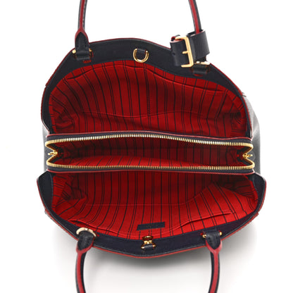 Louis Vuitton LOUIS VUITTON Empreinte Montaigne MM Marine Rouge 5 of 10