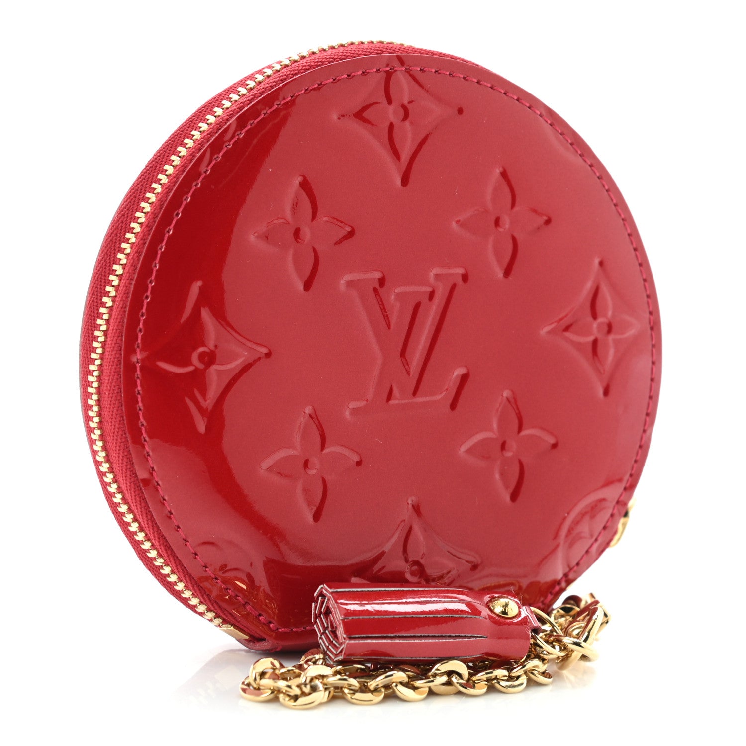 Louis Vuitton Vernis Animania Lapin Bunny Round Coin Purse Pomme D'Amour 3 of 9