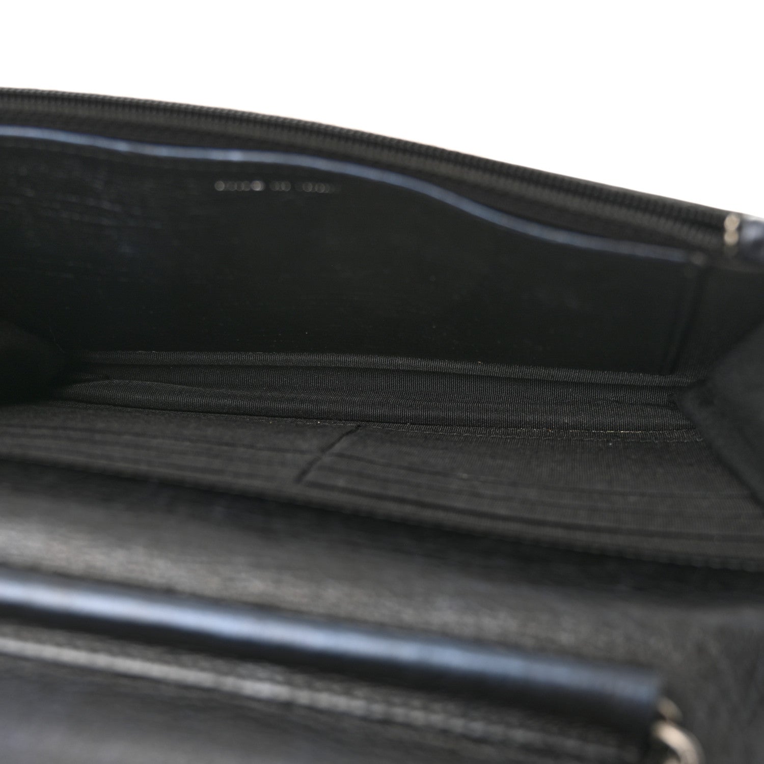 Chanel Metallic Calfskin Quilted Boy Wallet On Chain WOC Navy Blue 5 of 16
