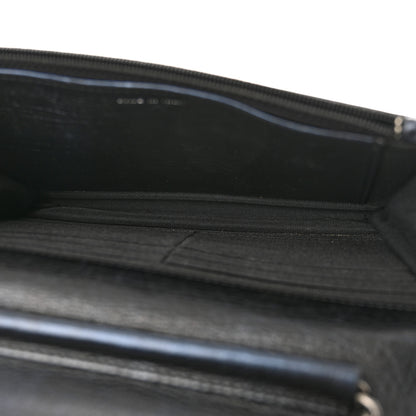 Chanel Metallic Calfskin Quilted Boy Wallet On Chain WOC Navy Blue 5 of 16