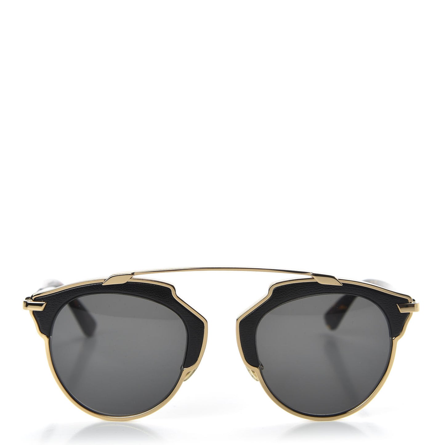 Metal Lambskin So Real Sunglasses Black