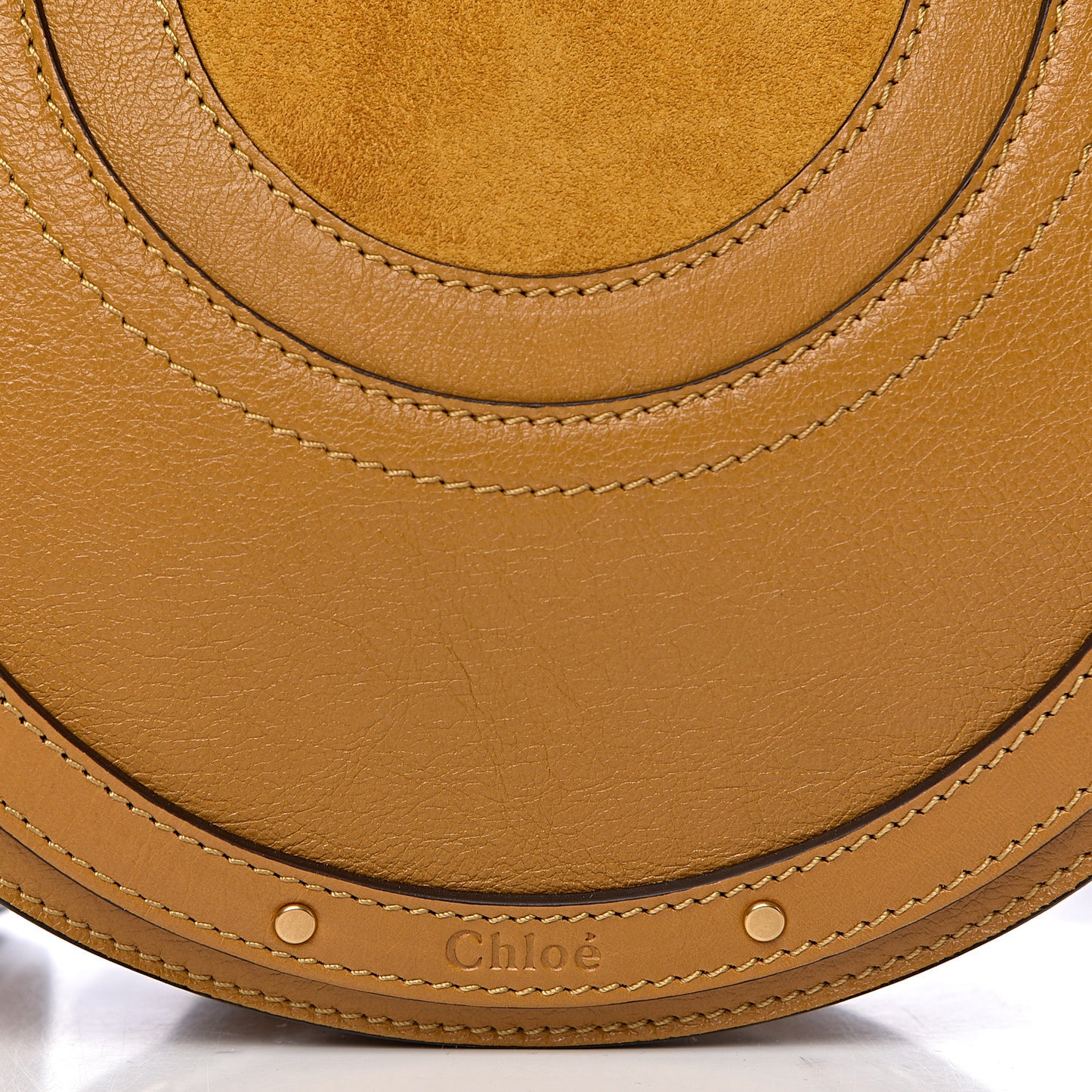 Calfskin Suede Small Pixie Bag Mustard Brown