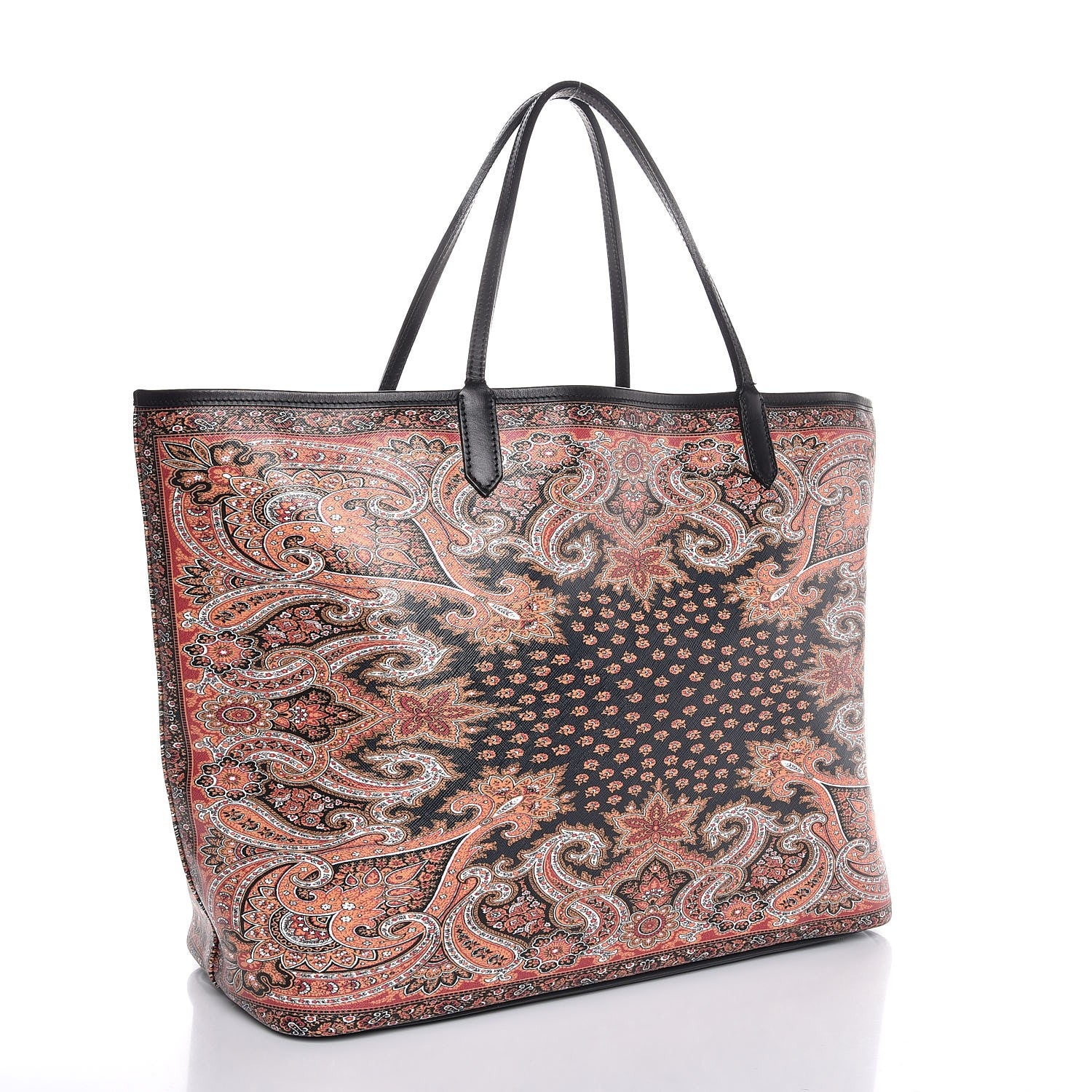 Givenchy Textured Coated Canvas Paisley Print Large Antigona Tote 4 of 8