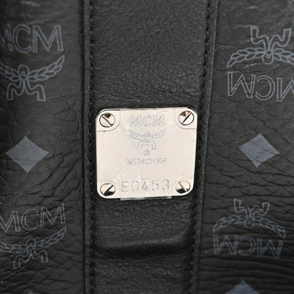 MCM Visetos Large Liz Reversible Shopper Tote Black 8 of 16