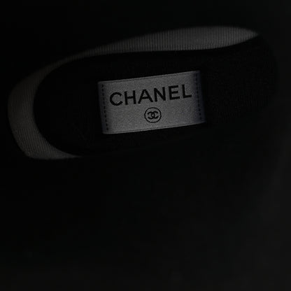 Chanel Caoutchouk CC High Boots 39 Dark Beige 6 of 9