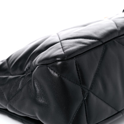 Chanel Lambskin Quilted Large Chanel 19 Flap Black 7 of 12