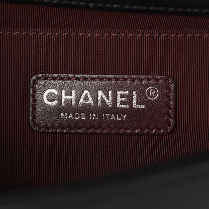 Chanel Calfskin Double Stitch Medium Boy Flap Black 6 of 11