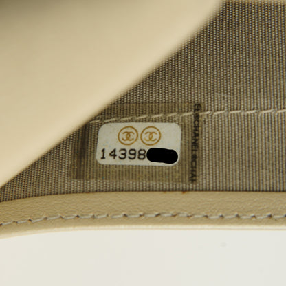 Chanel Caviar Sevruga Yen Wallet Pearl 9 of 9