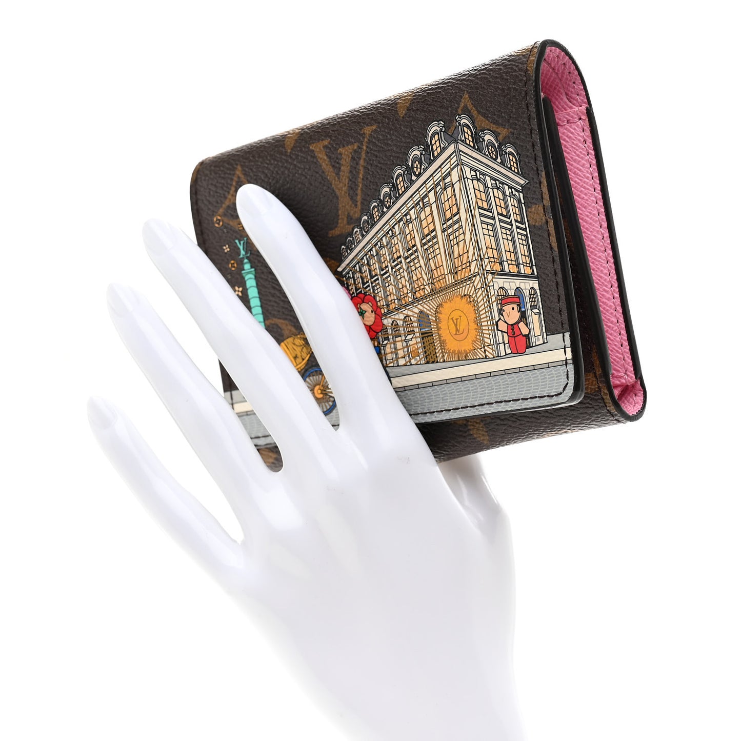 Monogram 2022 Christmas Animation Paris Victorine Wallet Pink