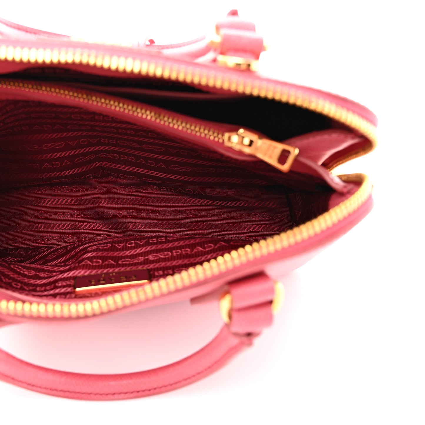 Saffiano Lux Small Promenade Tote  Peonia