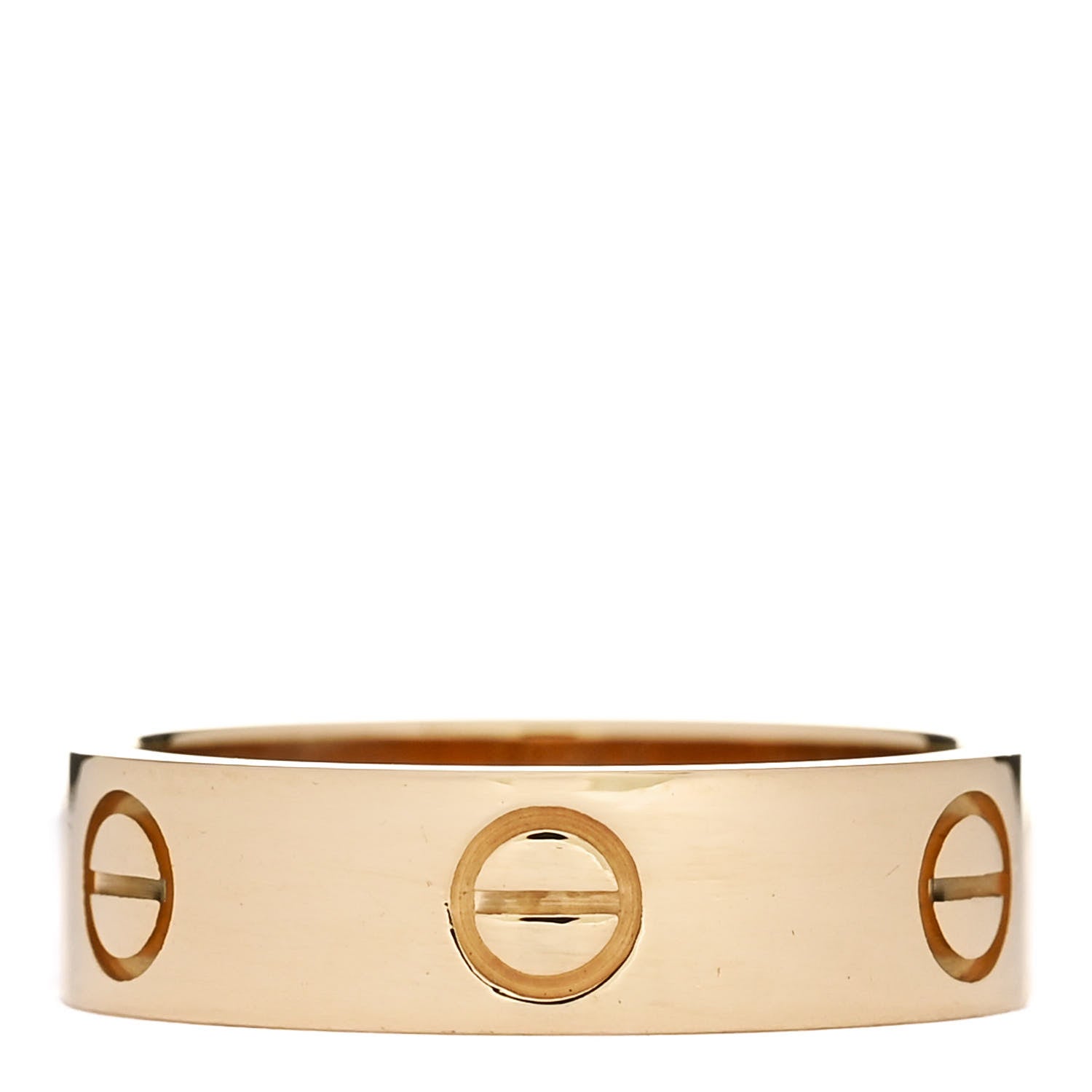 Cartier 18K Yellow Gold 5.5mm LOVE Ring 56 7.75 3 of 5