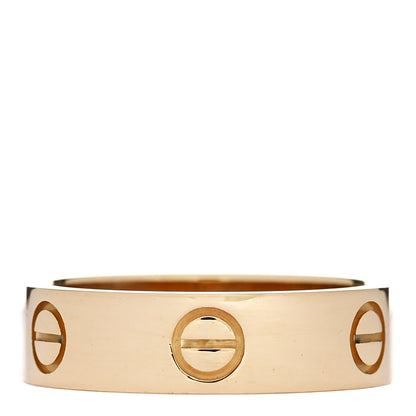 Cartier 18K Yellow Gold 5.5mm LOVE Ring 56 7.75 3 of 5