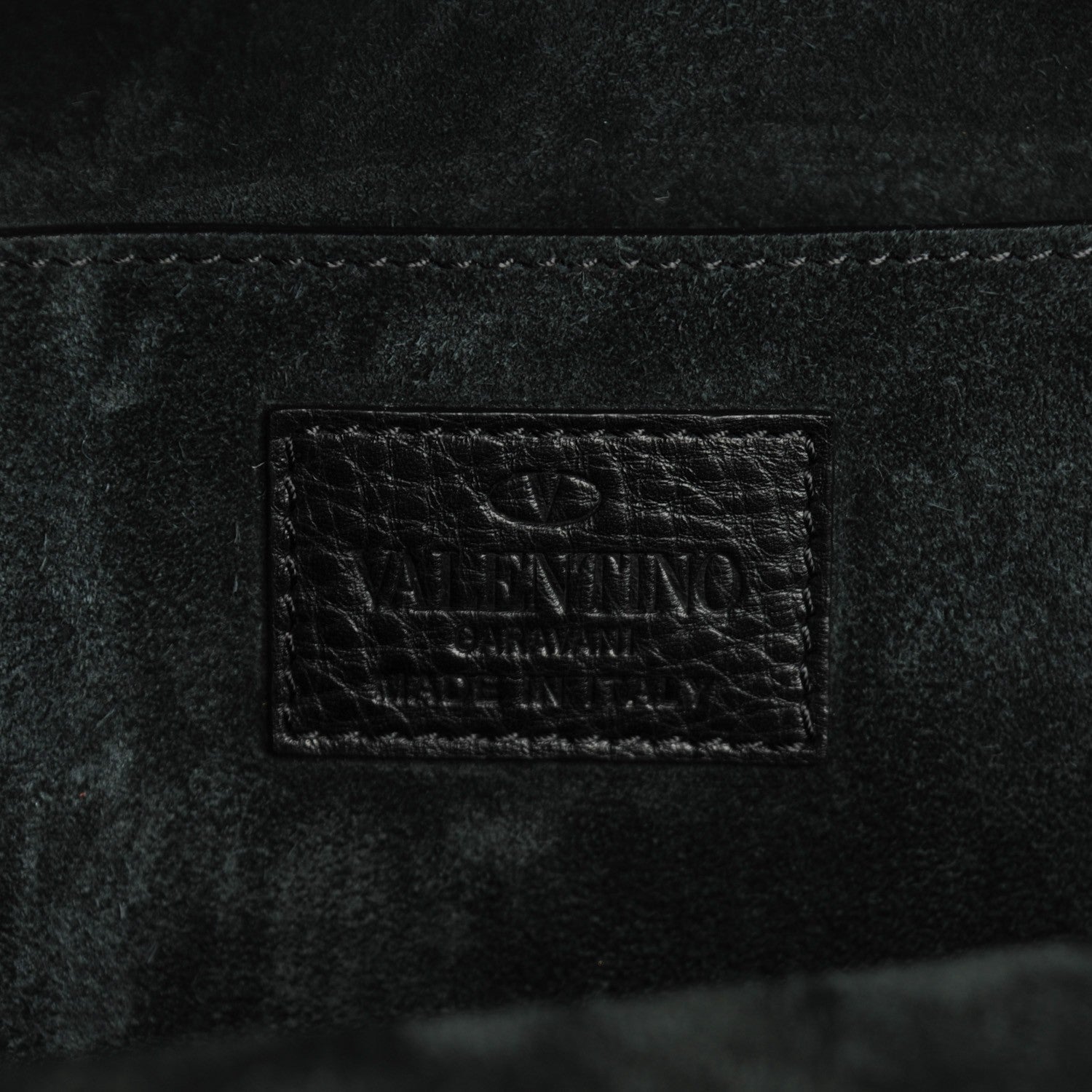 Valentino Garavani Grained Calfskin Medium Rockstud Backpack Black 6 of 8