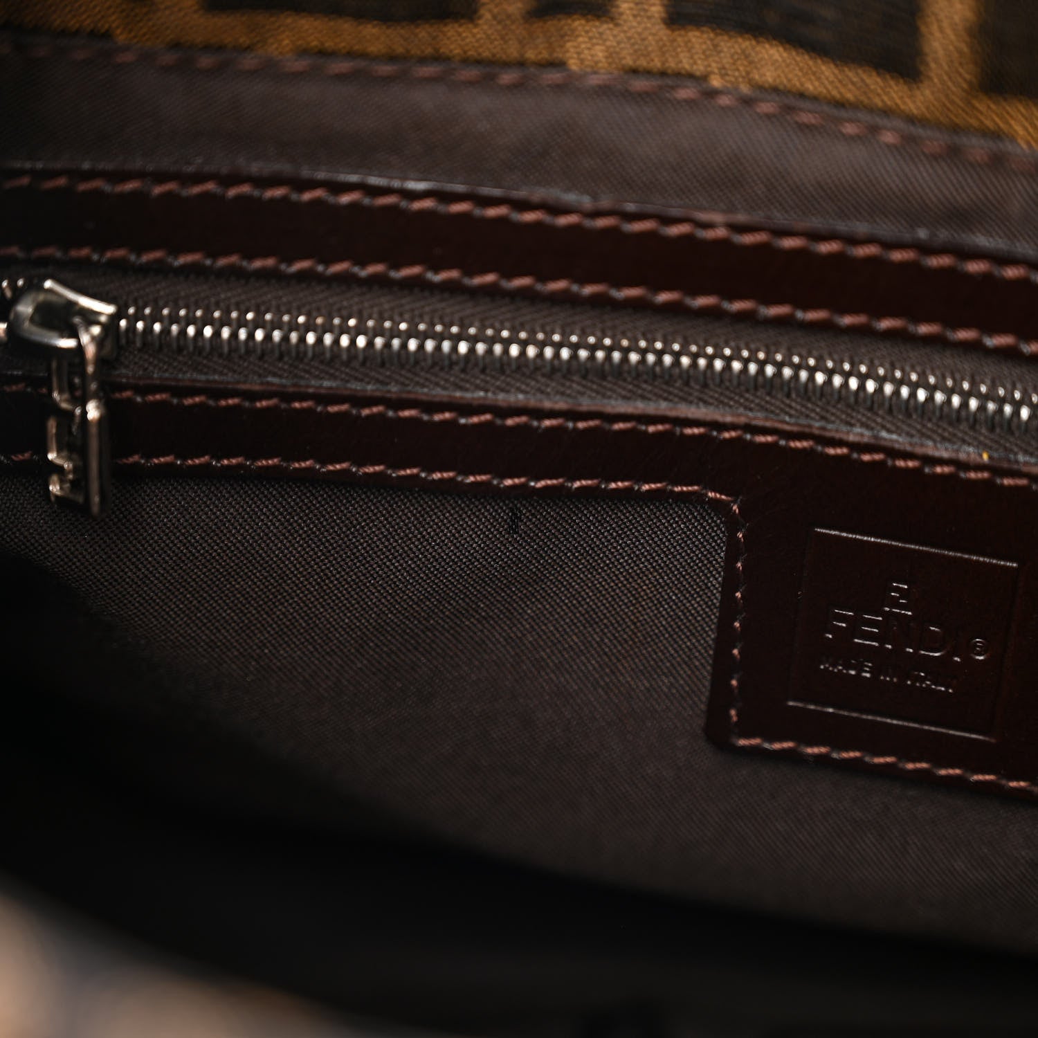 Fendi Zucca Mama Baguette Tobacco 7 of 10