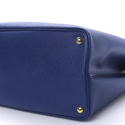 Prada Saffiano Cuir Medium Double Bag Inchiostro 9 of 9