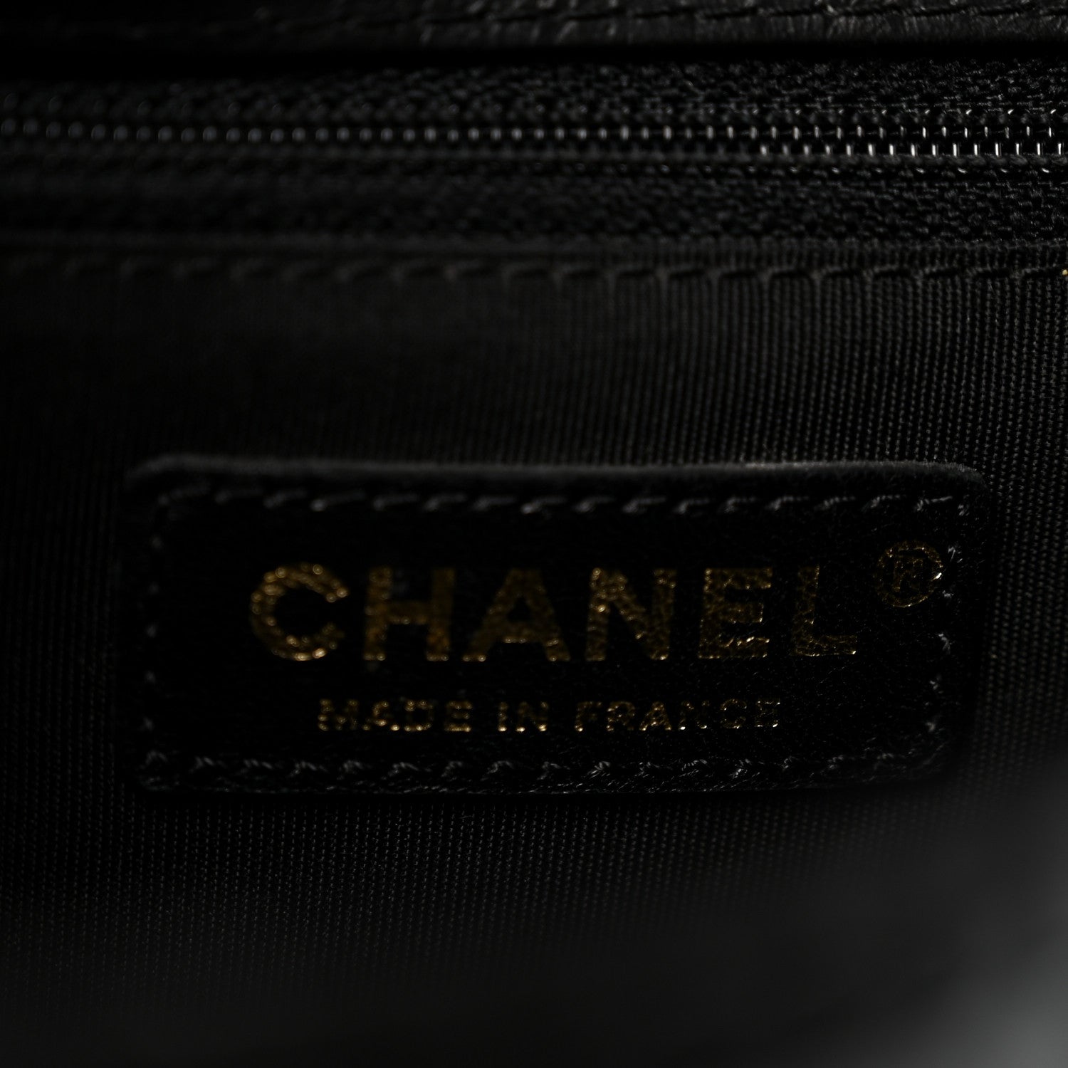 Chanel Calfskin Chevron Quilted Top Handle Flap Black 6 of 12