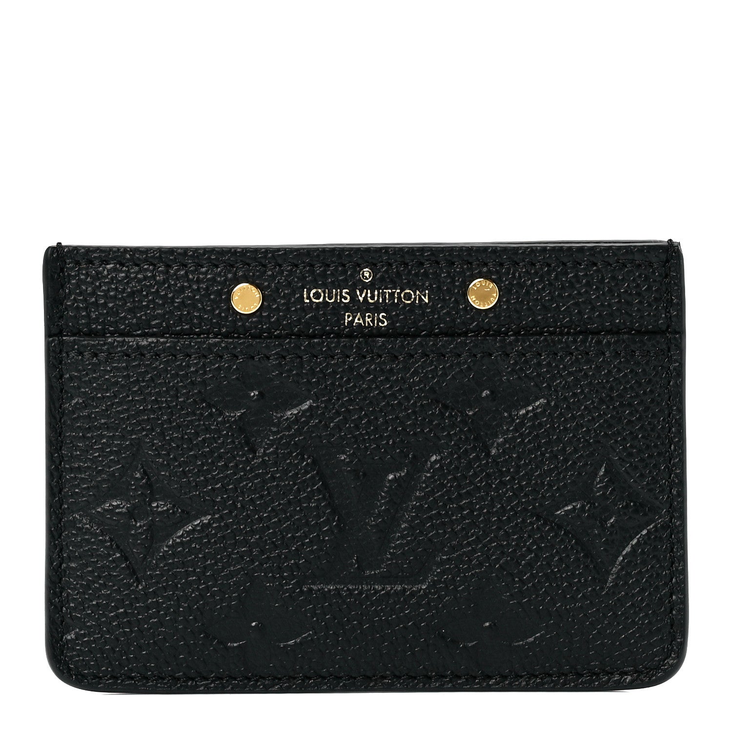 Louis Vuitton Empreinte Card Holder Black 1 of 10