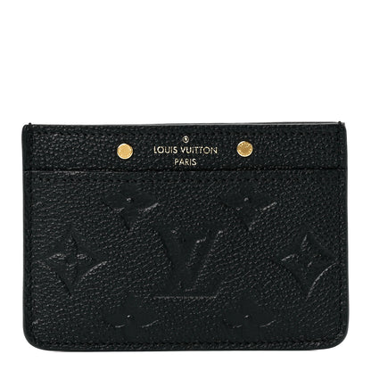 Louis Vuitton Empreinte Card Holder Black 1 of 10