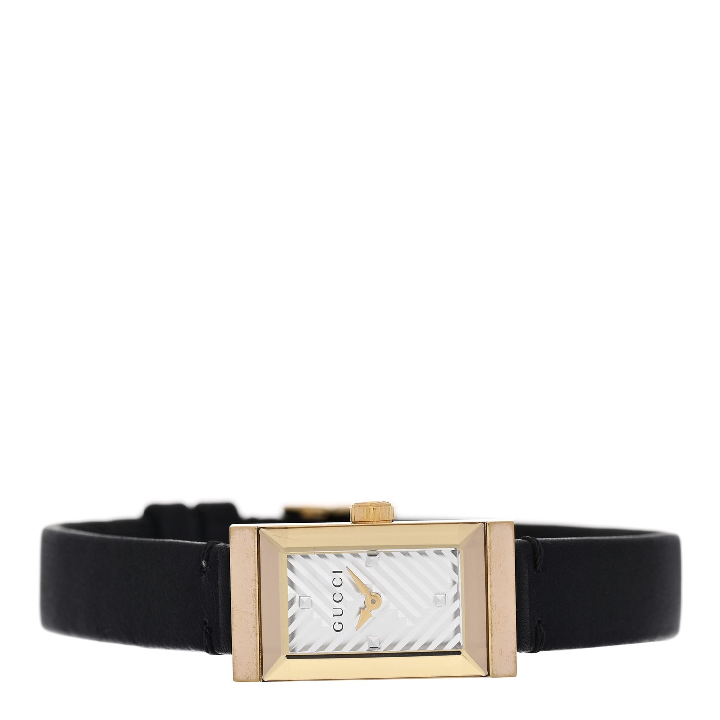 Stainless Steel Calfskin 14mm G-Frame Quartz Watch