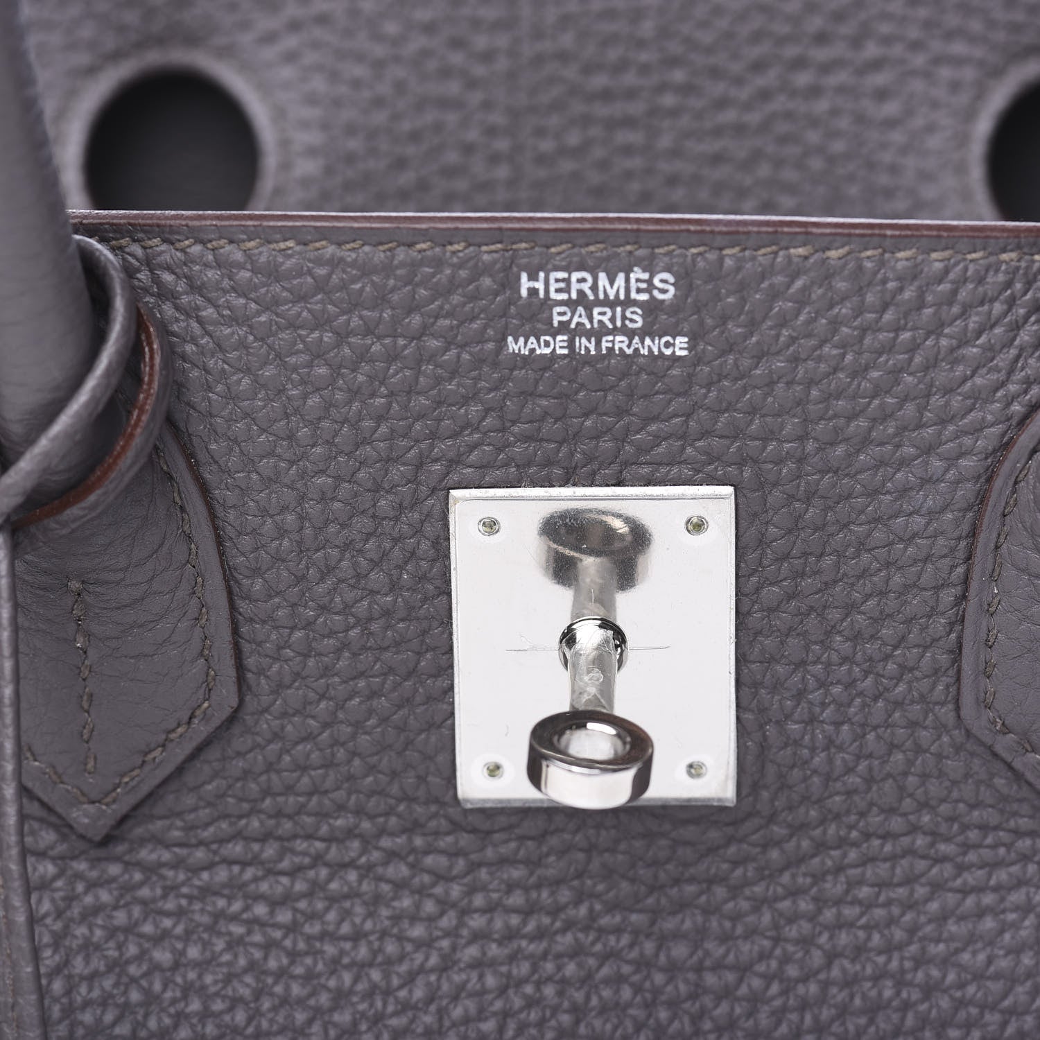 Hermes Togo Birkin 30 Etain 25 of 40