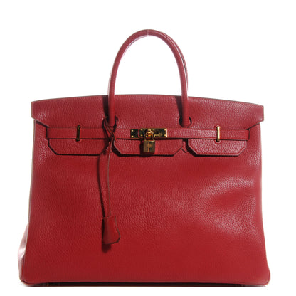 Hermes Fjord Birkin 40 Rouge 1 of 9