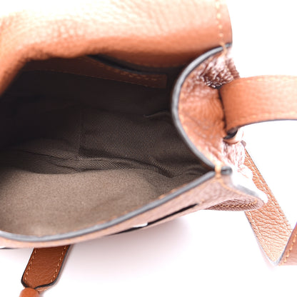 Chloe Calfskin Mini Marcie Round Crossbody Bag Tan 4 of 10