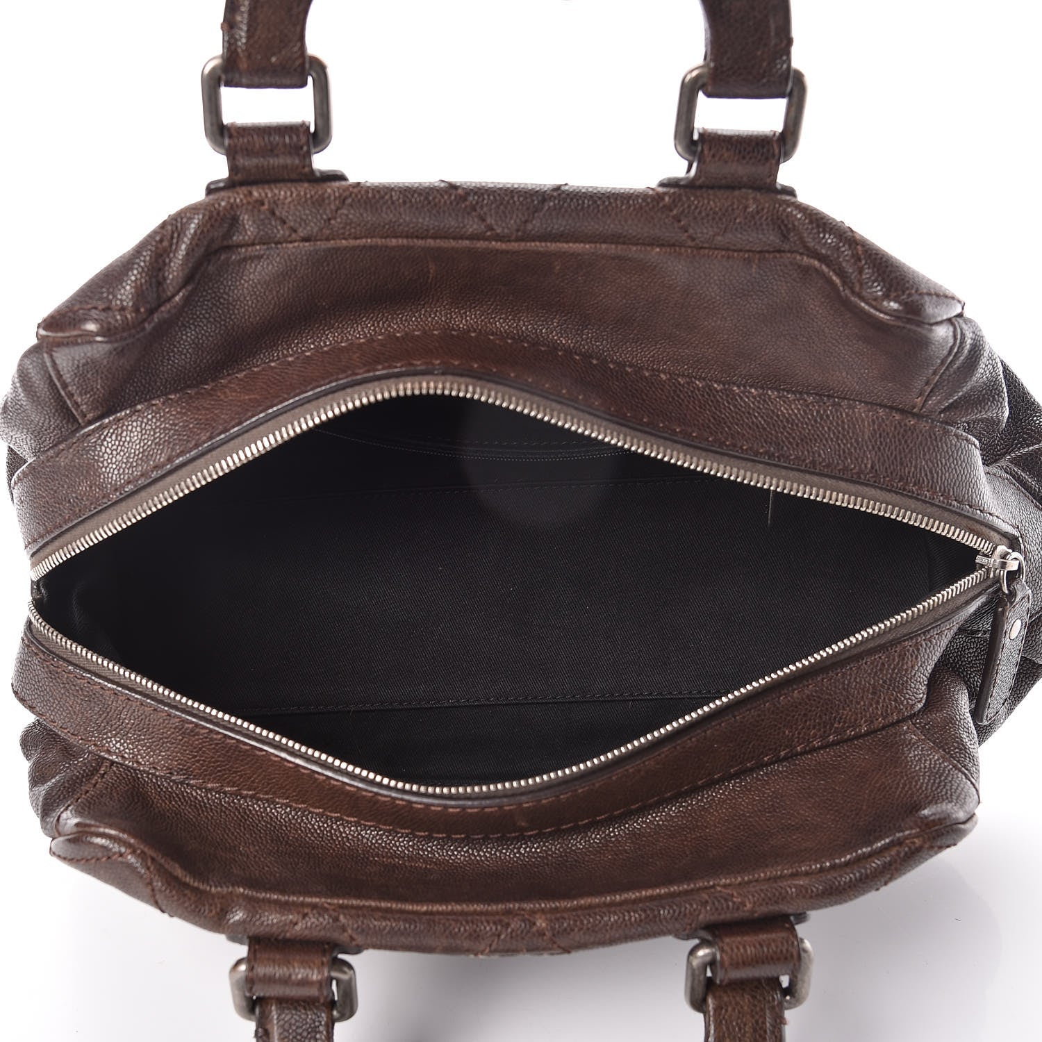 Chanel Caviar Small Outdoor Ligne Doctor Bag Brown 7 of 10