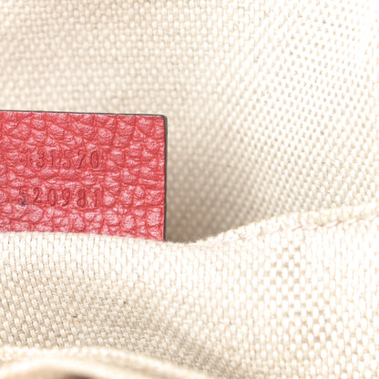 Gucci Pebbled Calfskin Soho Chain Backpack Hibiscus Red 7 of 14