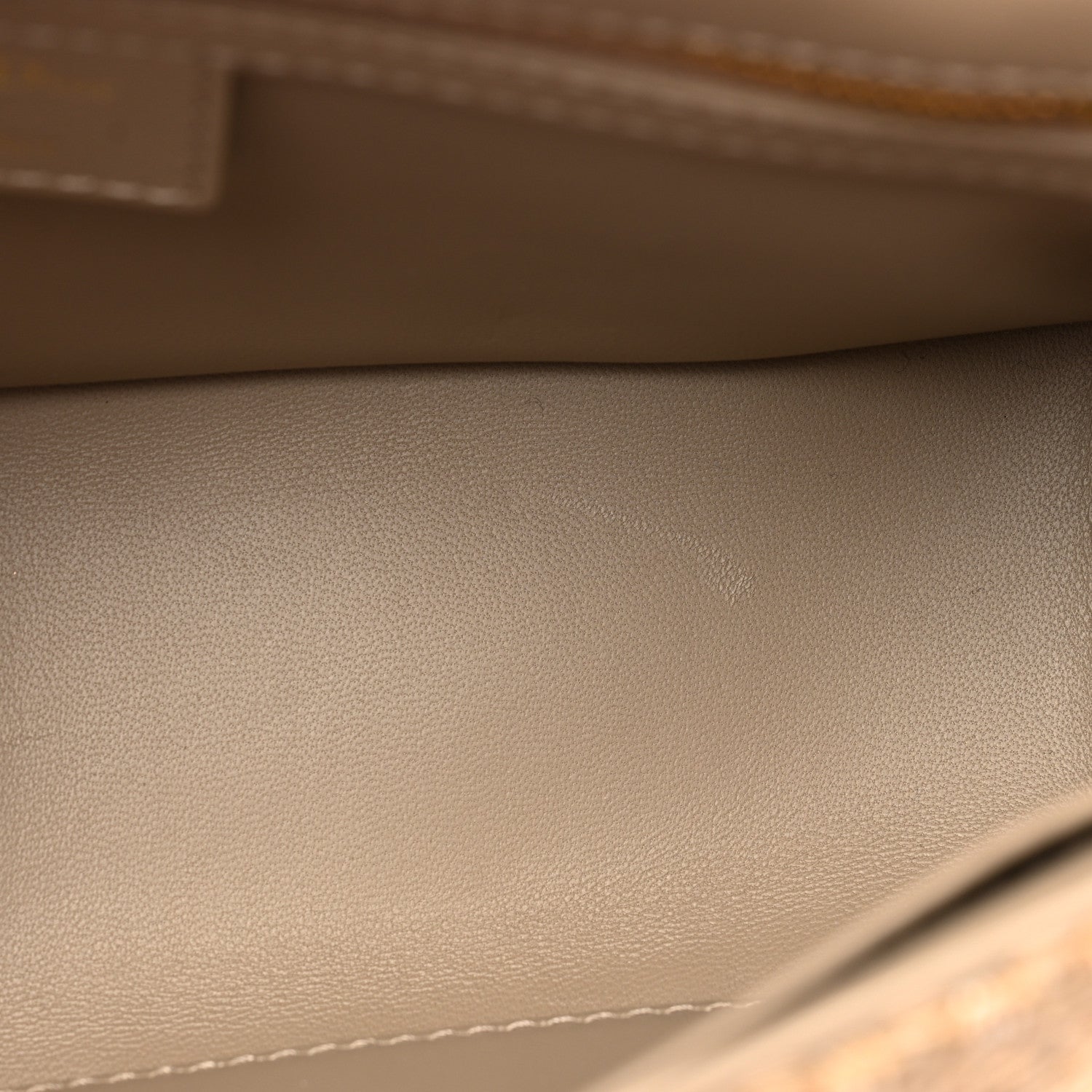 Christian Dior Calfskin Tweed Embroidered Cannage Medium Caro Bag Beige Gold 11 of 13