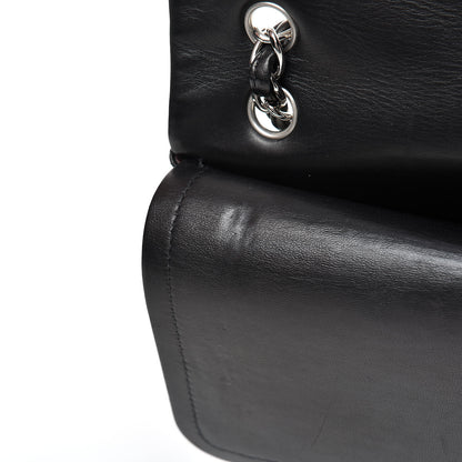 Chanel Lambskin Quilted Maxi Double Flap Black 14 of 15