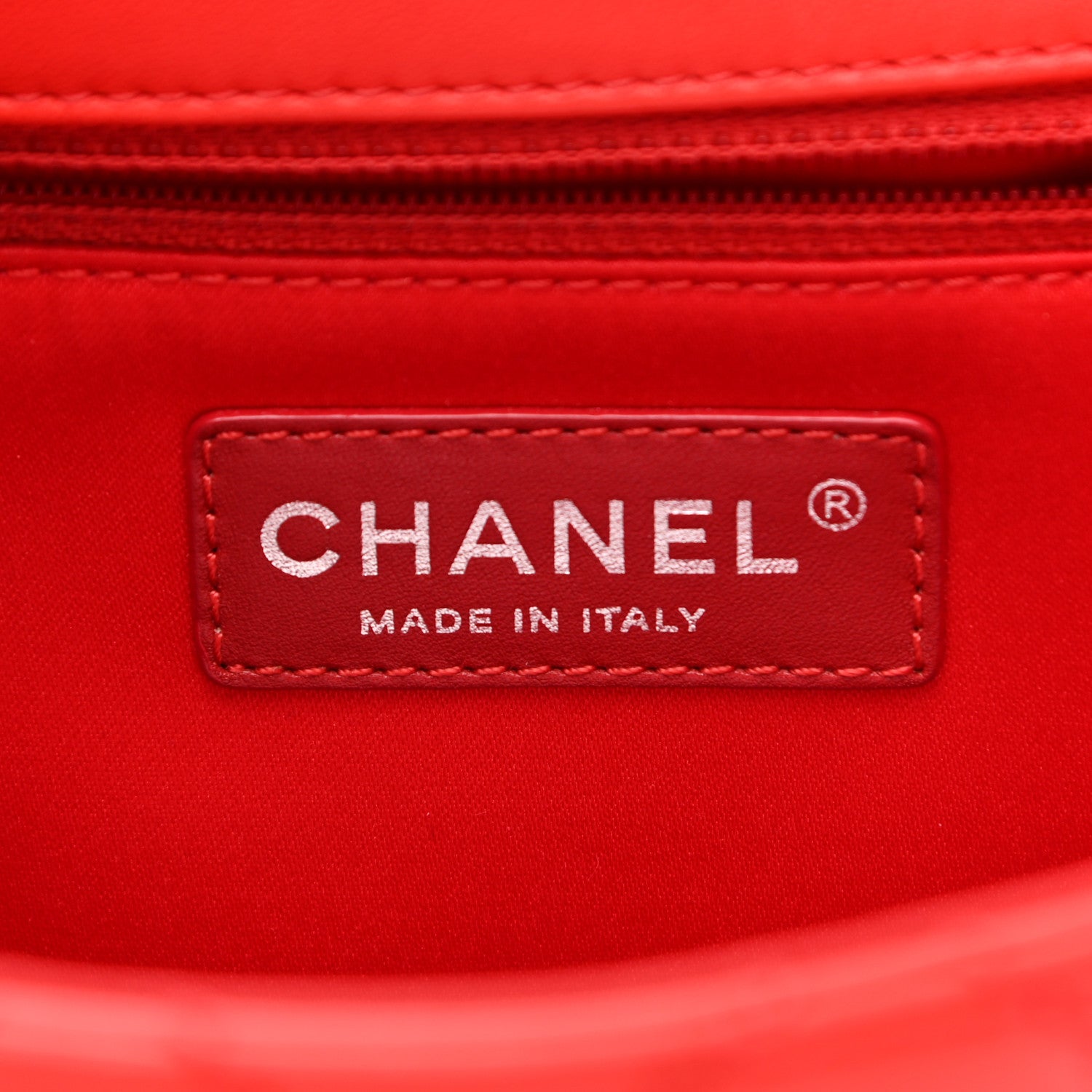 Chanel Lambskin Quilted Medium Easy Carry Flap Red 6 of 21