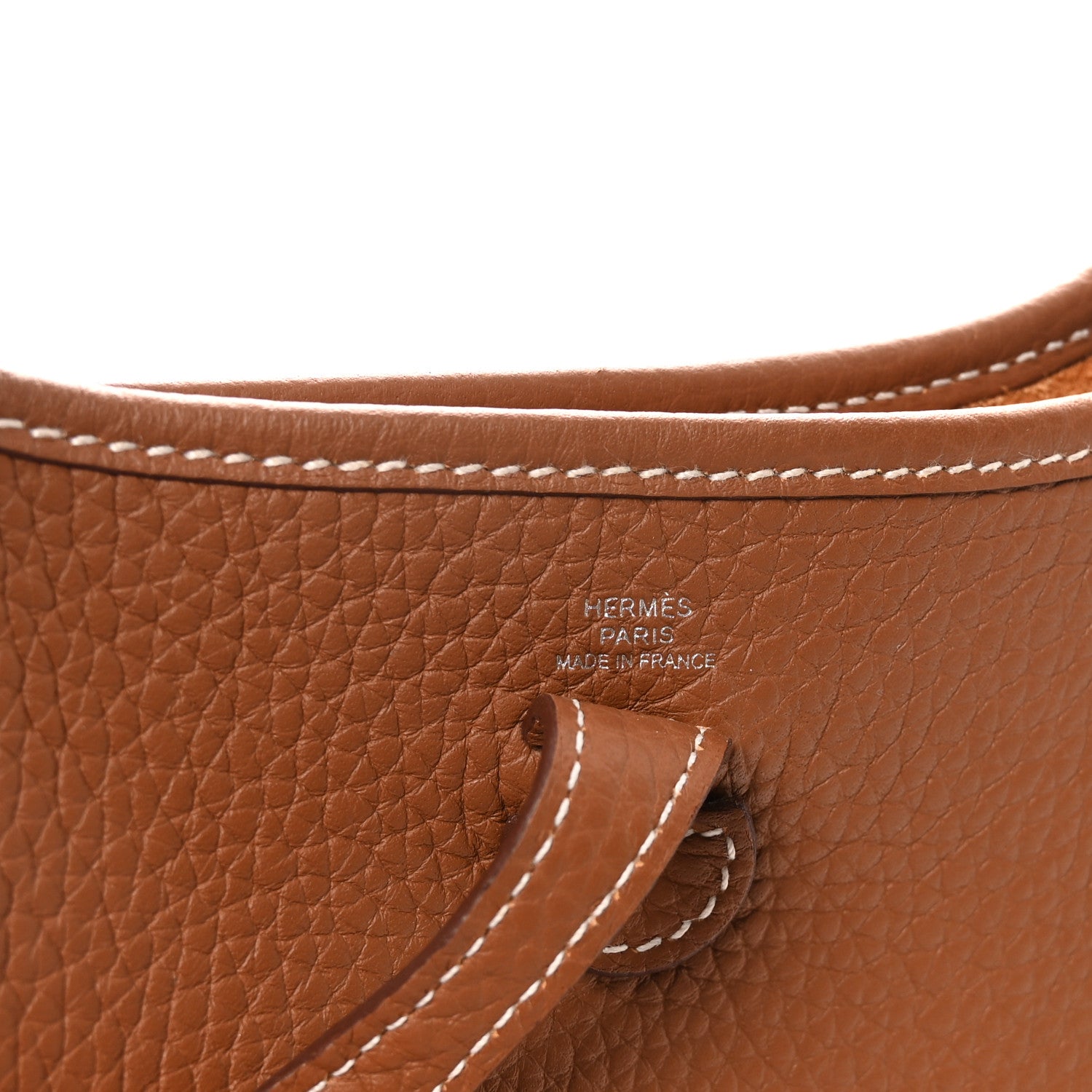 Hermes Taurillon Clemence Evelyne TPM Gold 6 of 9