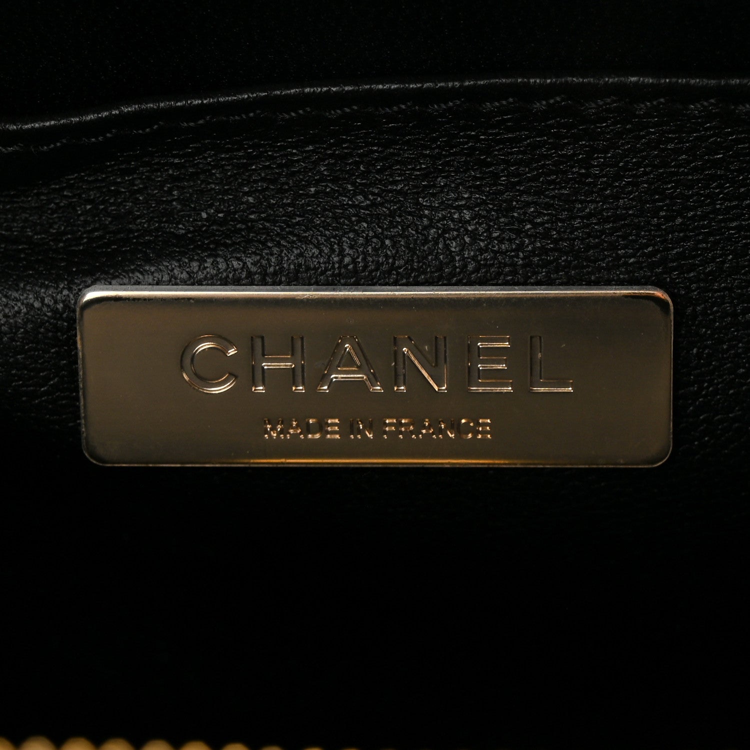 Chanel Calfskin Quilted Small Studded Square Vanity Case Black 6 of 10